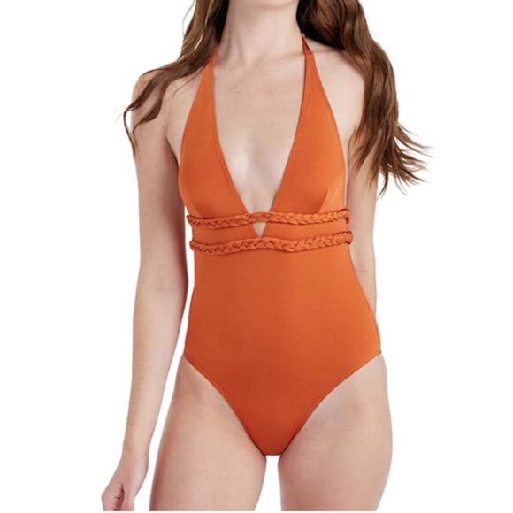 NWT Summersalt Burnt Orange Braided One Piece 6 - Picture 1 of 6